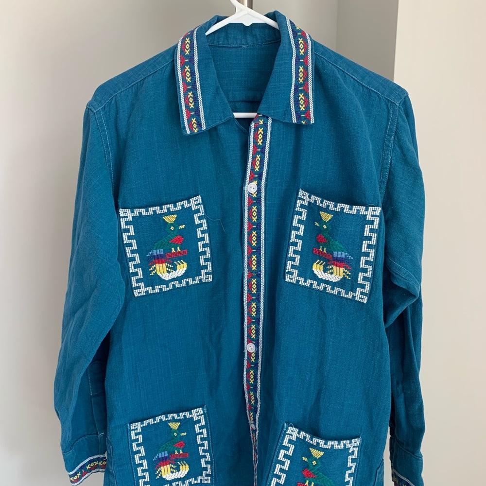 Vintage Embroidered Native American Jacket